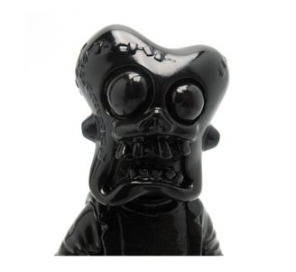 Fungah - Black Version figure by Dr. Uo, produced by Cure Toys. Detail view.