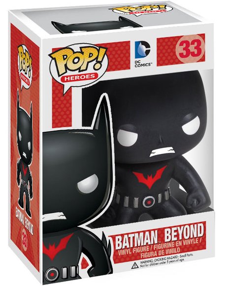POP! Heroes - Batman Beyond figure by Dc Comics, produced by Funko. Packaging.