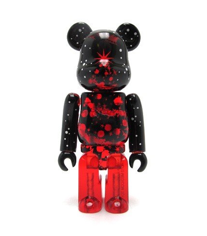 2012 Xmas Be@rbrick Christmas Tree Ver. 100% figure, produced by Medicom Toy. Front view.