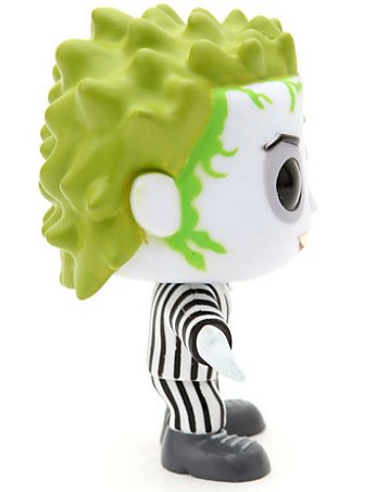 POP! Movies - Beetlejuice figure by Funko, produced by Funko. Side view.