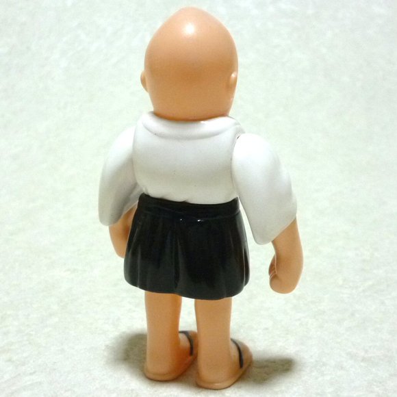 Hitotsume-kozou figure, produced by Tomy. Back view.