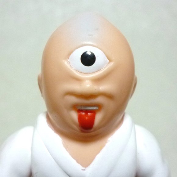 Hitotsume-kozou figure, produced by Tomy. Detail view.