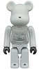 2G WHITE CHROME BE@RBRICK 100％