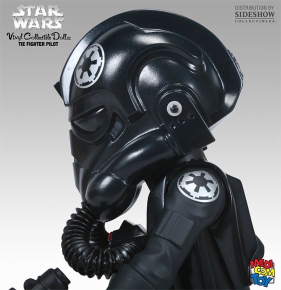 TIE Fighter Pilot - VCD No.65  figure by H8Graphix, produced by Medicom Toy. Detail view.