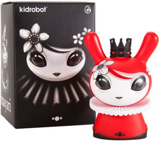 Mayari Red Dunny - Kidrobot Exclusive figure by Otto Bjornik, produced by Kidrobot. Packaging.