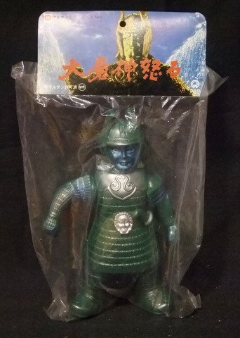 Daimajin (大魔神) - Green figure by Yuji Nishimura, produced by M1Go. Front view.