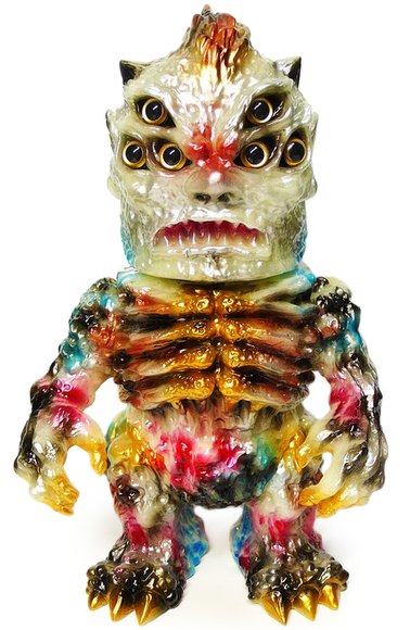 6 Eyed Sludge Demon figure by Lash X Blobpus. Front view.