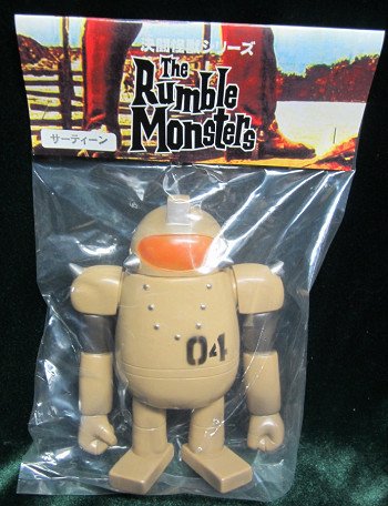 Robot Thirteen figure by Rumble Monsters, produced by Rumble Monsters. Packaging.