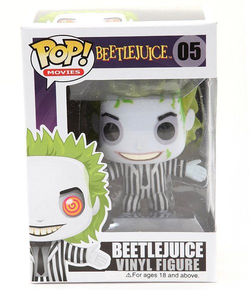 POP! Movies - Beetlejuice figure by Funko, produced by Funko. Packaging.