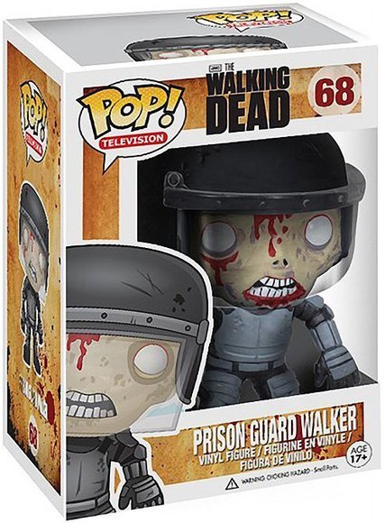 POP! Television - Prison Guard Walker figure by Funko, produced by Funko. Packaging.