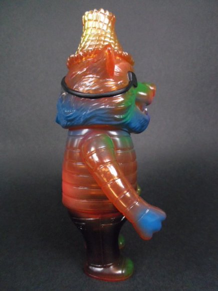 Randall - Rootbeer figure by Bwana Spoons, produced by Gargamel. Side view.