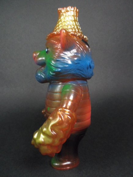 Randall - Rootbeer figure by Bwana Spoons, produced by Gargamel. Side view.