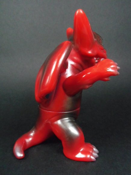 Crouching Deathra (ミニデスラ) figure by Gargamel, produced by Gargamel. Side view.