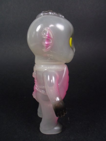 Milky Drunk Seijin figure by Katope, produced by Super7. Side view.