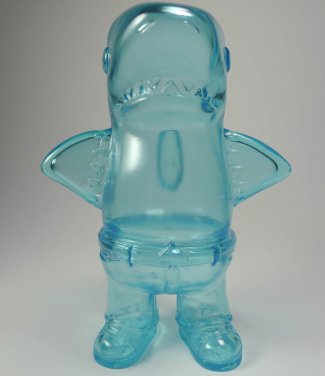 Sametan - Clear Ocean Blue figure by Koji Harmon (Cometdebris), produced by Cometdebris. Front view.