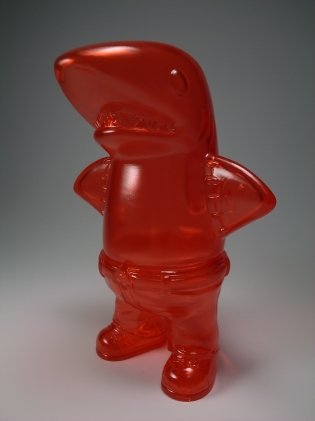 Sametan - Blood In The Water figure by Koji Harmon (Cometdebris), produced by Cometdebris. Side view.