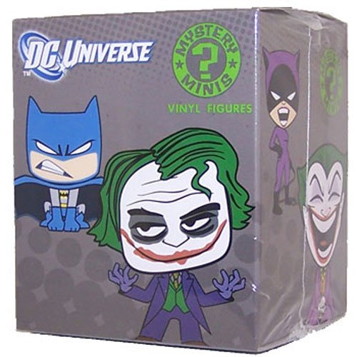 The Penguin figure by Dc Comics, produced by Funko. Packaging.