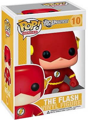 POP! Heroes - The Flash figure by Dc Comics, produced by Funko. Packaging.