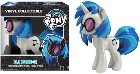 My Little Pony DJ Pon-3 figure, produced by Funko. Packaging.