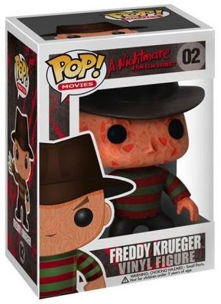 POP! Movies - Freddy Krueger figure by Funko, produced by Funko. Packaging.