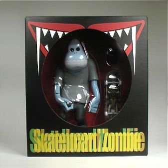 Bone - Skateboard Zombie figure by Tsuchiya Shobu, produced by Plasticapt Creations. Packaging.