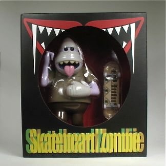 Mummy - Skateboard Zombie figure by Tsuchiya Shobu, produced by Plasticapt Creations. Packaging.