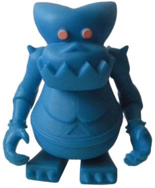 Mekaru Kun - Blue GID figure by Hikaru Iwanaga, produced by Bounty Hunter (Bxh). Front view.