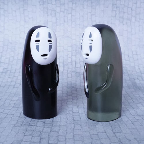 No-Face (Kaonashi) Black and Clear set