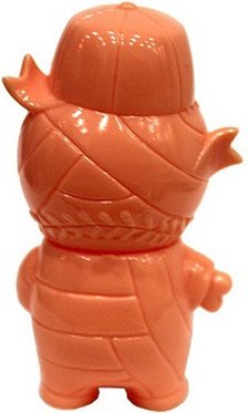 Pocket Baseball Boy figure by Brian Flynn, produced by Super7. Back view.