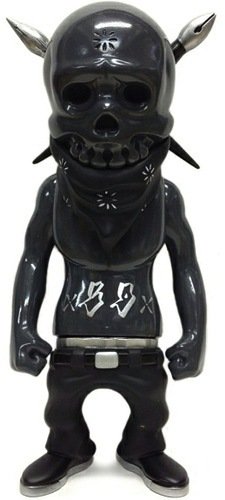 Rebel Ink - Black Dallas figure by Usugrow, produced by Secret Base. Front view.