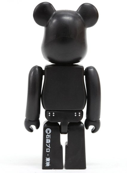 Combatant Shocker Be@rbrick 100% - Bone figure, produced by Medicom Toy. Back view.