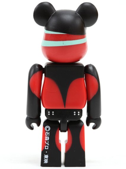 Combatant Shocker Be@rbrick 100% - Beret figure, produced by Medicom Toy. Back view.