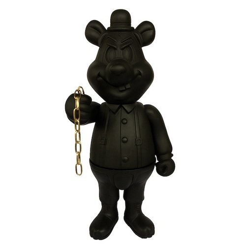A Clockwork Carrot Dim - Blackout Edition figure by Frank Kozik, produced by Blackbook Toy. Front view.