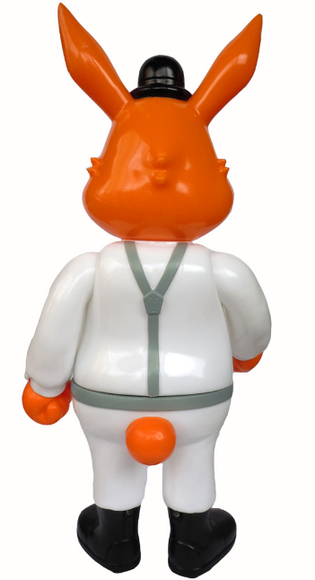 A Clockwork Carrot figure by Frank Kozik, produced by Blackbook Toy. Back view.
