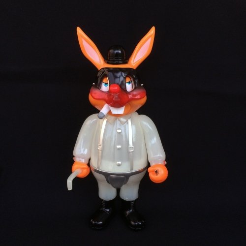 A Clockwork Carrot:Lil Alex Break In figure by Frank Kozik, produced by Blackbook Toy. Front view.