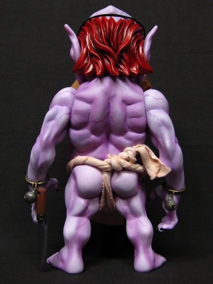 Debris Japan figure by Junnosuke Abe, produced by Restore. Back view.