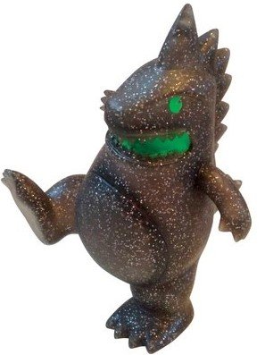 Acid Green Glitter T-Con (Paint Test - No Sprays) figure by The Hang Gang, produced by Unbox Industries. Front view.