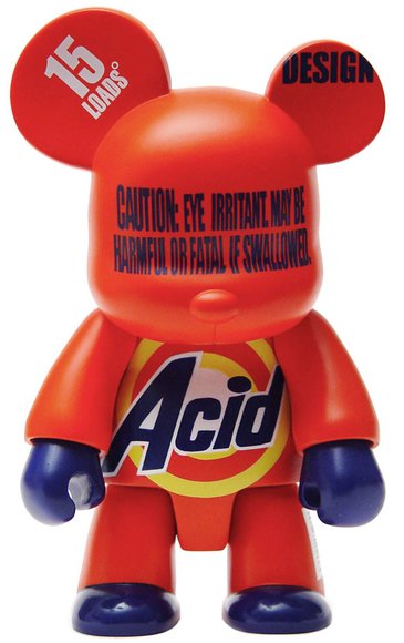 Acid 8 Qee figure by Acid, produced by Toy2R. Front view.