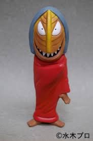 Adobarana (アドバラナ) figure by Shigeru Mizuki, produced by Sunguts. Front view.