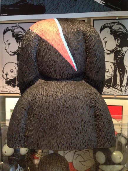 Aleppin Sane Shadow figure by Jermaine Rogers, produced by Plastic City Toys. Back view.