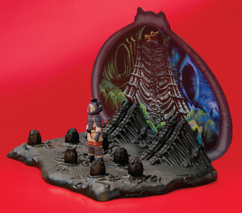 Alien Egg Chamber ReAction Playset - SDCC 2014 figure by Super7, produced by Super7. Side view.