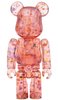 ANREALAGE CLEAR RED Ver. BE@RBRICK 100%