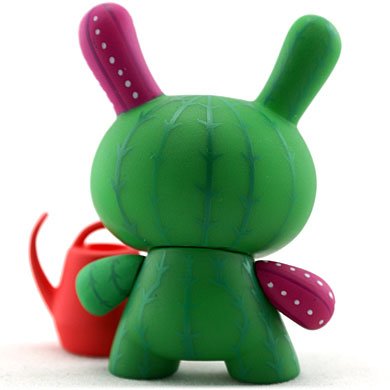 Cactus - chase figure by Artemio, produced by Kidrobot. Back view.