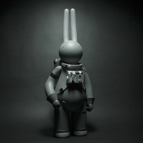 Astrolapin in grey figure by Mr. Clement. Front view.