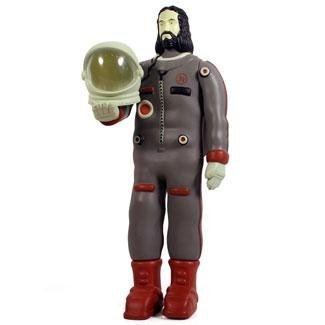 Astronaut Jesus - Grey figure by Doma, produced by Adfunture. Front view.