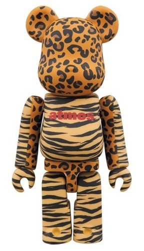 atmos ANIMAL BE@RBRICK 100% figure, produced by Medicom Toy. Front view.