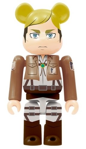 Attack on Titan - Erwin Smith BE@RBRICK figure, produced by Medicom Toy. Front view.