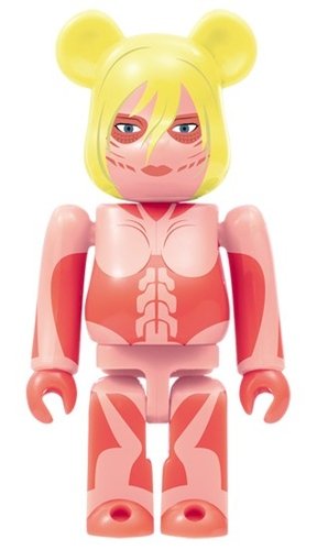 Attack on Titan - Feminine Titan BE@RBRICK figure, produced by Medicom Toy. Front view.