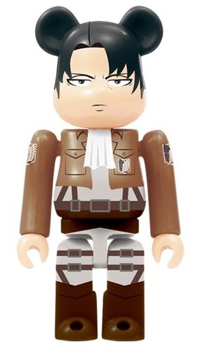 Attack on Titan - Levi BE@RBRICK figure, produced by Medicom Toy. Front view.
