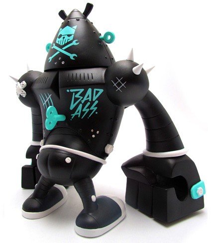 Bad Ass - Stealth figure by Kronk, produced by Pobber. Back view.
